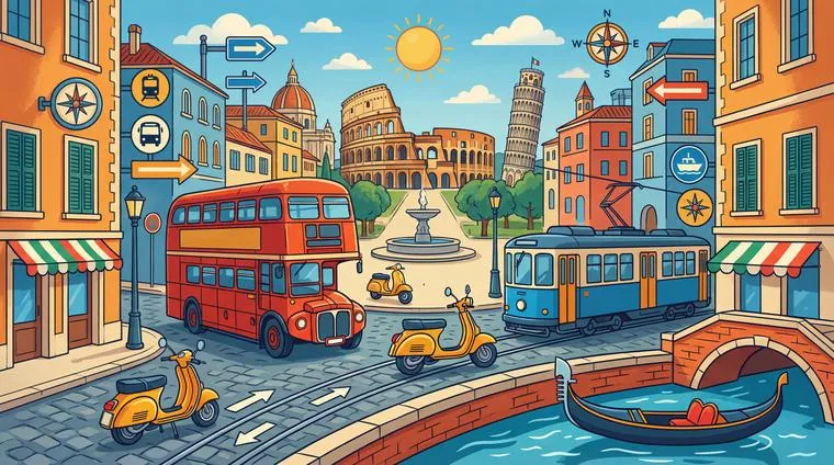 Тест по итальянскому: Город и транспорт (как добраться, направления)