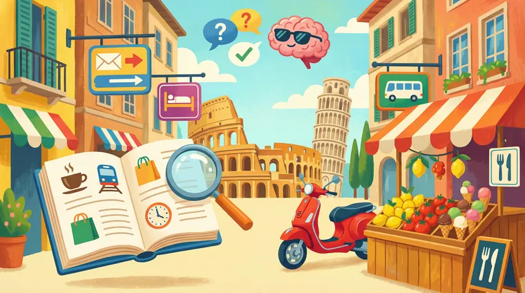 Тест по итальянскому: Чтение A1–A2 — объявления, вывески, короткие тексты