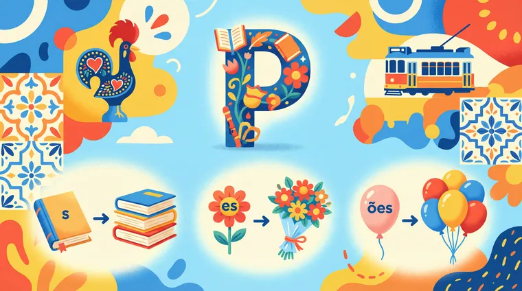 Тест по португальскому: Множественное число — основные модели (s/es/ões)