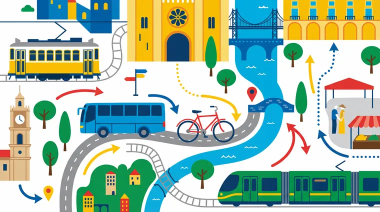 Тест по португальскому: Город и транспорт (как добраться, направления)