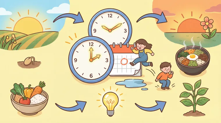 Тест по корейскому: Когда (~때) и “перед/после” (~기 전에/후에)