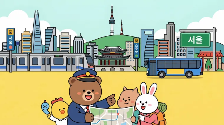 Тест по корейскому: Город и транспорт (지하철, 버스, 길)