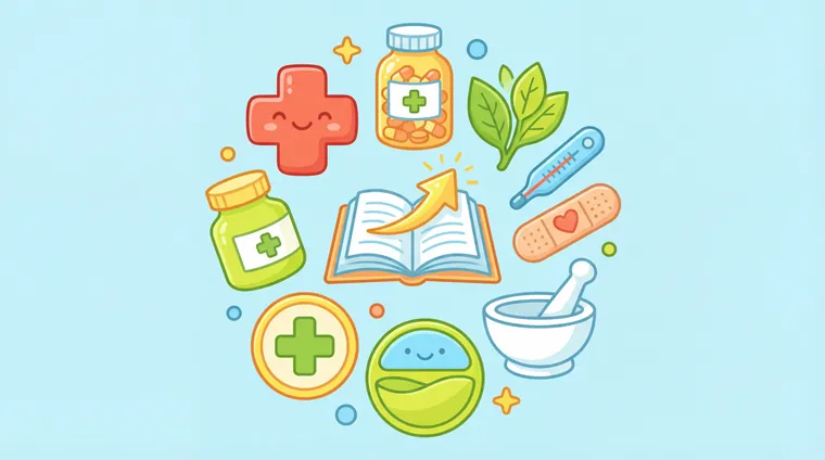 Тест по корейскому: Здоровье и аптека (증상, 약)