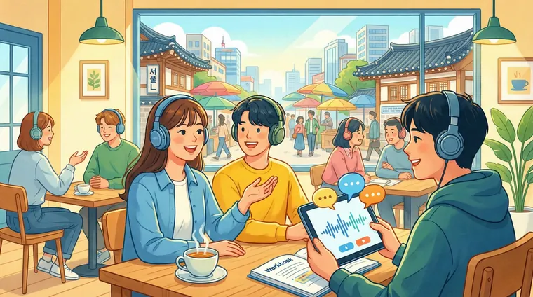 Тест по корейскому: Аудирование уровня TOPIK I — бытовые диалоги