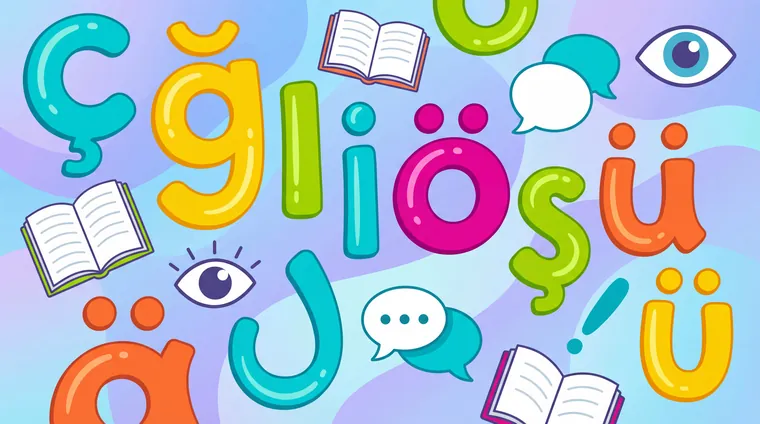 Тест по турецкому: Турецкий алфавит и чтение (ç, ğ, ı, i, ö, ş, ü)