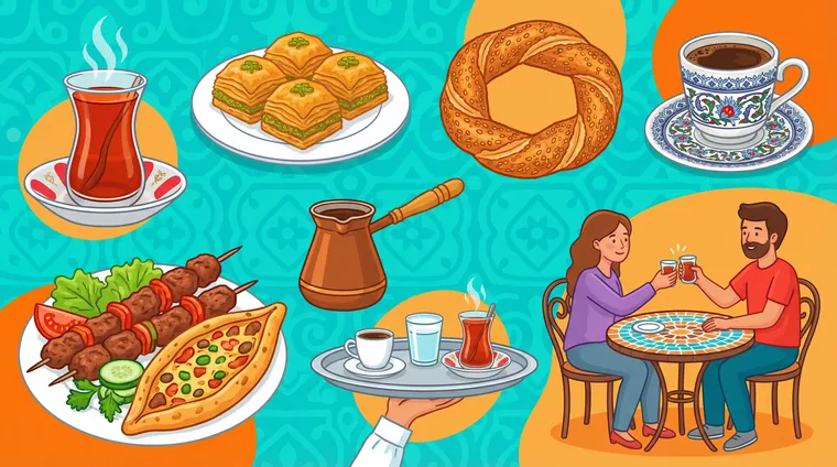 Тест по турецкому: Еда и кафе (заказ, блюда, напитки)
