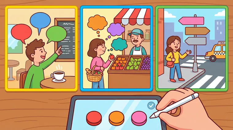 Тест по турецкому: Ситуации (кафе/магазин/дорога) — выбери правильную фразу