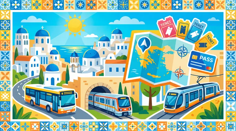 Тест по греческому: Город и транспорт (направления, билеты)