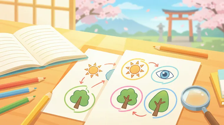 Тест по японскому: Похожие кандзи N5 — различай правильно (未/末, 日/目 и т.п.)
