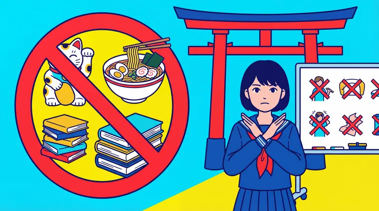 Тест по японскому: ～てはいけません — нельзя / запрет