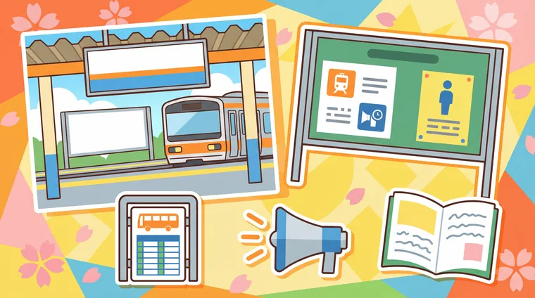 Тест по японскому: Чтение JLPT N5 — вывески, объявления, короткие тексты