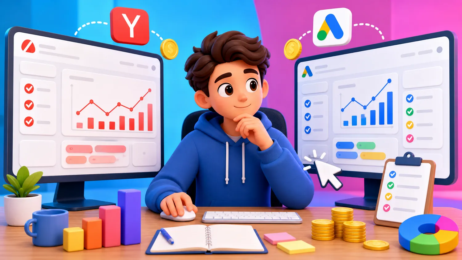 Яндекс Директ и Google Ads для начинающих: с чего начать