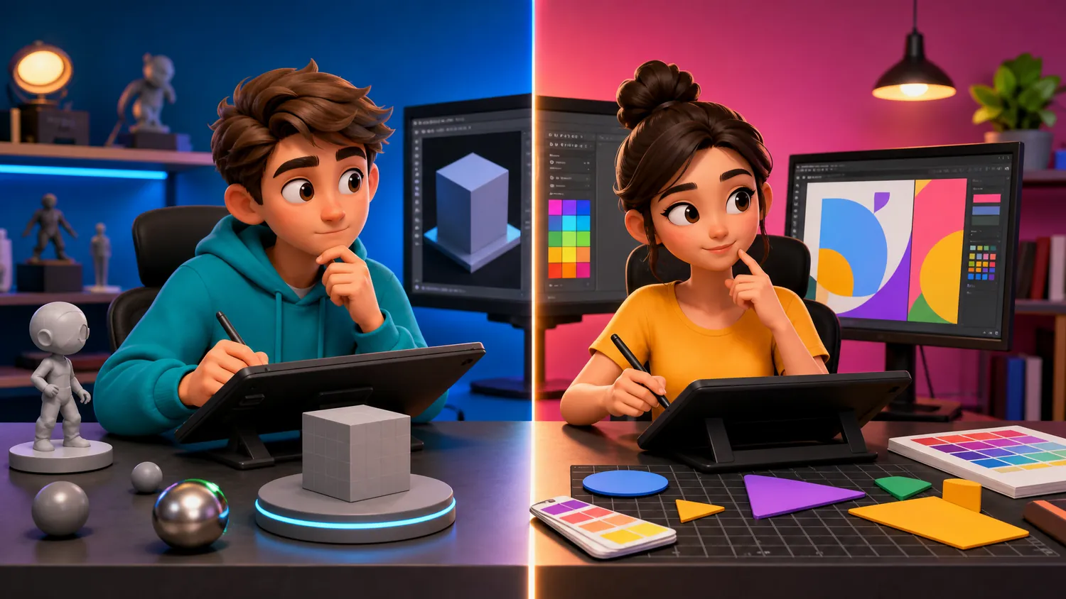 3D-дизайн или графический дизайн: что выбрать и не пожалеть
