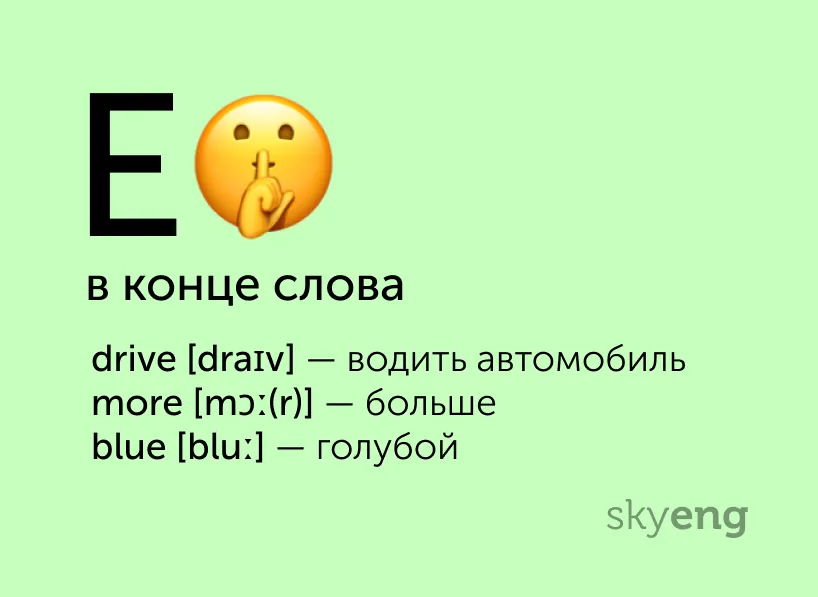 Полезные карточки: непроизносимые буквы в английских словах