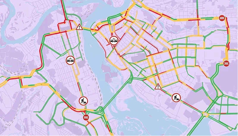 Карта пробок